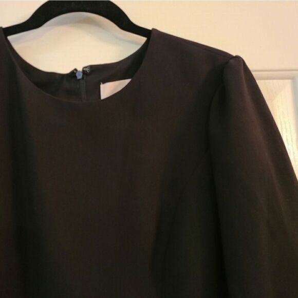 NEW Gal Meets Glam Celeste Black Dress Size 16 Elegant Modest Work - Picture 6 of 10